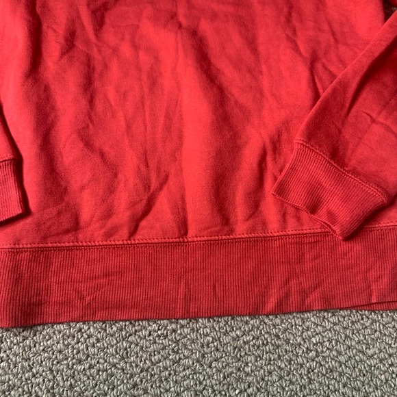 Maurices Womens Sweatshirt Size XS Red Homebody Crew Neck Pullover Long Sleeve - Picture 5 of 12